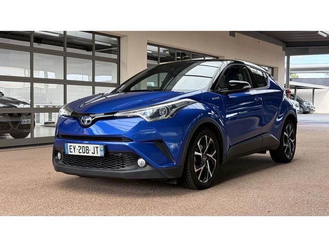 Toyota C HR Hybride 122h - BV e-CVT Graphic Bleu fonce de 2018