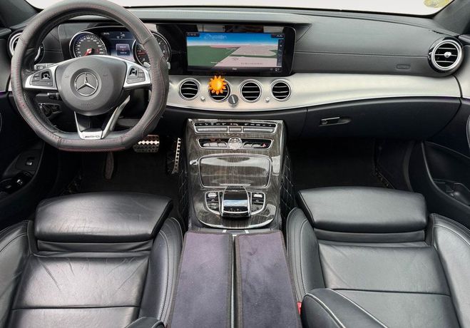 Mercedes Classe E 220 d amg line 9g-tronic entretien const Noir de 2018