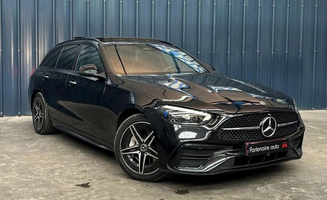 Mercedes Classe C BREAK 2.0 300 E HYBRID AMG LINE NIGHT ED Noir de 2022