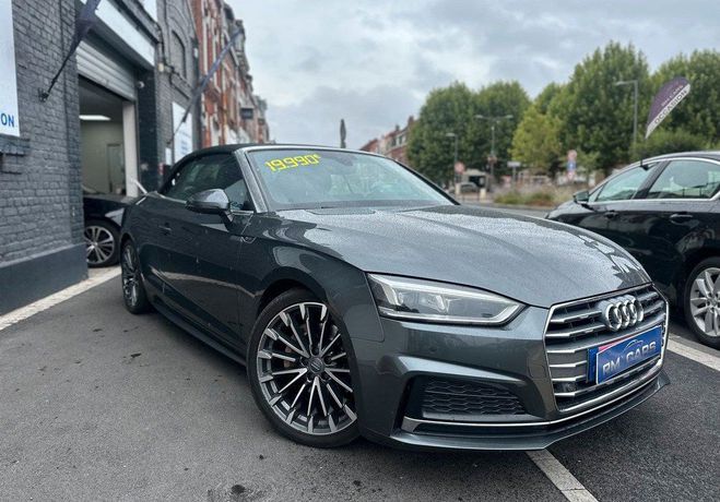 Audi A5 Cabriolet 40 Tdi 190cv S Line Tronic Gris de 2017