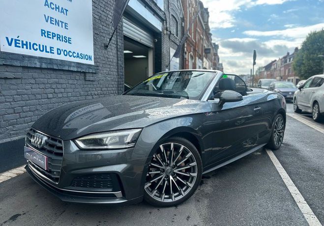 Audi A5 Cabriolet 40 Tdi 190cv S Line Tronic Gris de 2017