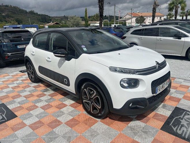 Citroen C3 1.2 PURETECH 110 EAT6 SHINE GPS CAMERA Blanc de 2018
