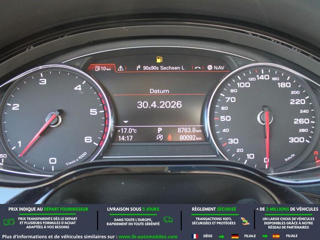 Audi A8 4.2 TDI  385ch BVA Bleu M�tallique de 2017