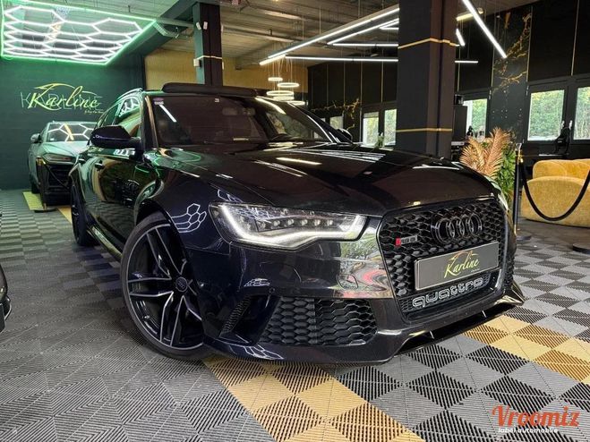 Audi RS6 AVANT 4.0 TFSI 560 cv BLACK QUATTRO TIPT Noir de 2013