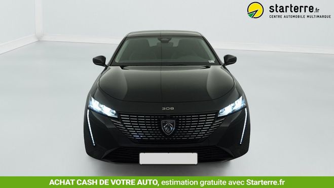 Peugeot 308 Hybrid 145 e-DCS6 Allure Noir de 2025