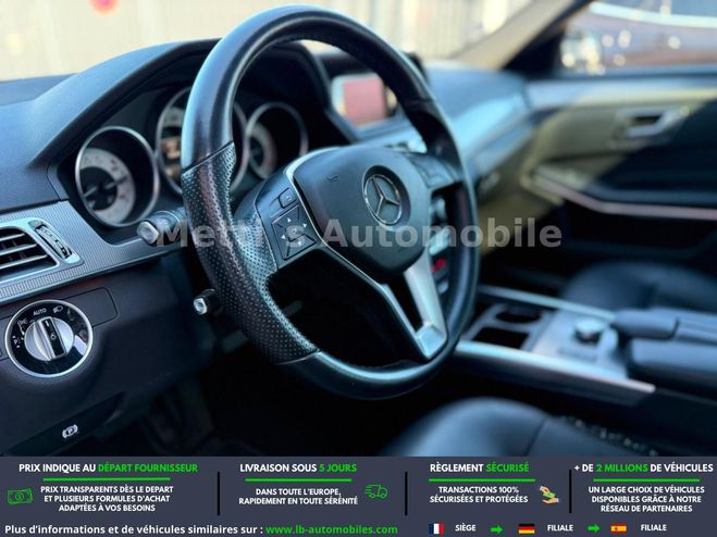 Mercedes Classe E 220 CDI BVA Noir M�tallique de 2013