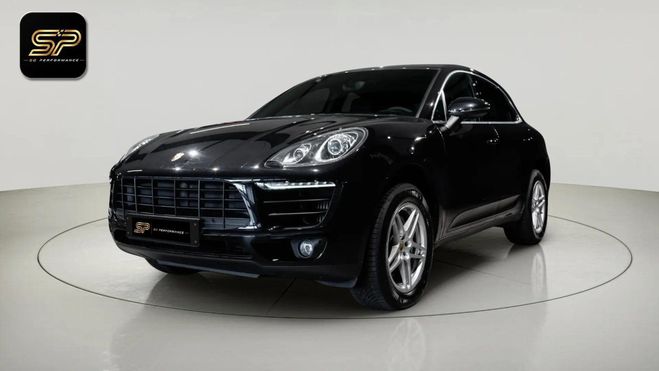 Porsche Macan S * V6 3.0 340 CH * PANO * PCM * CUIR *  Noir de 2015