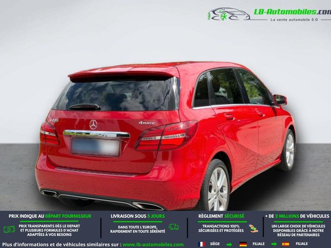 Mercedes Classe B 220 BVA Rouge de 2018
