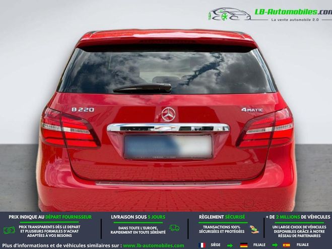 Mercedes Classe B 220 BVA Rouge de 2018