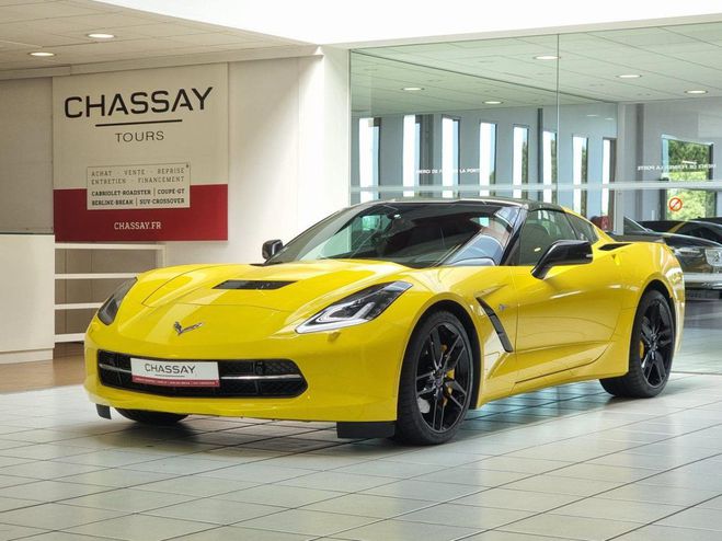 Chevrolet Corvette C7 TARGA 6.2 V8 STINGRAY Jaune de 2018