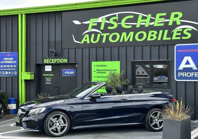 Mercedes Classe C Cabriolet 200 SPORTLINE 184 CH Bleu de 2017
