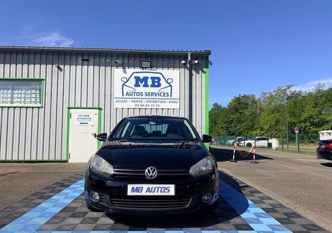 Volkswagen Golf Vw 6 1.2 Tsi 105cv Style 5 Portes Clim A Noir de 2010