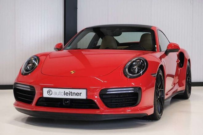Porsche 911 991.2 Turbo S 3.8L 580ch Rouge de 2016