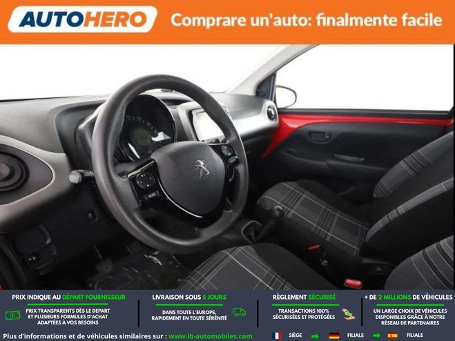 Peugeot 108 1.0 VTi 68ch BVM Rouge M�tallique de 2018
