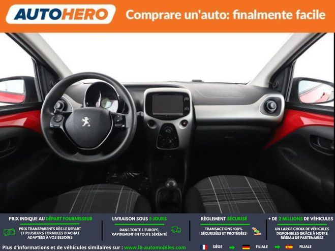 Peugeot 108 1.0 VTi 68ch BVM Rouge M�tallique de 2018