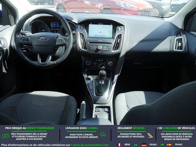 Ford Focus 1.0 EcoBoost 125 BVM Bleu M�tallique de 2017