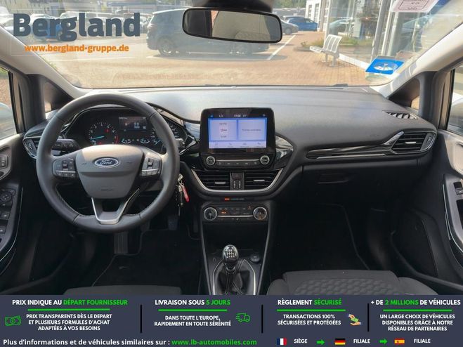Ford Fiesta 1.0 EcoBoost 125 ch mHEV BVM Gris M�tallique de 2022
