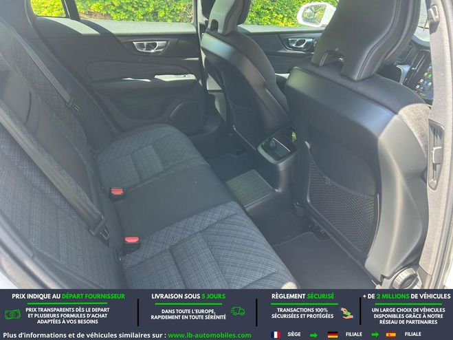 Volvo V60 T6 AWD Hybride Rechargeable 253 ch + 145 Blanc M�tallique de 2024