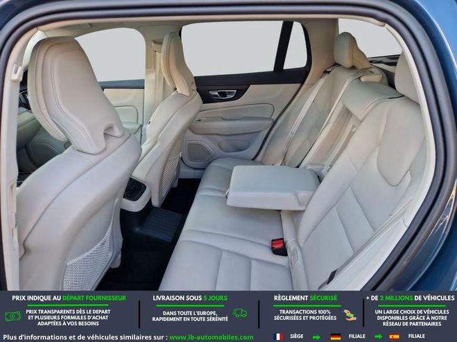 Volvo V60 T8 AWD 310 ch + 145 ch BVA Bleu M�tallique de 2022
