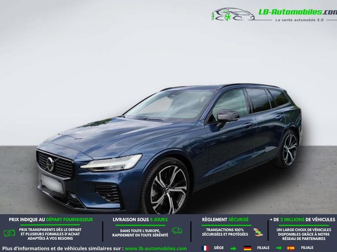 Volvo V60 T6 AWD Hybride Rechargeable 253 ch + 145 Bleu M�tallique de 2025