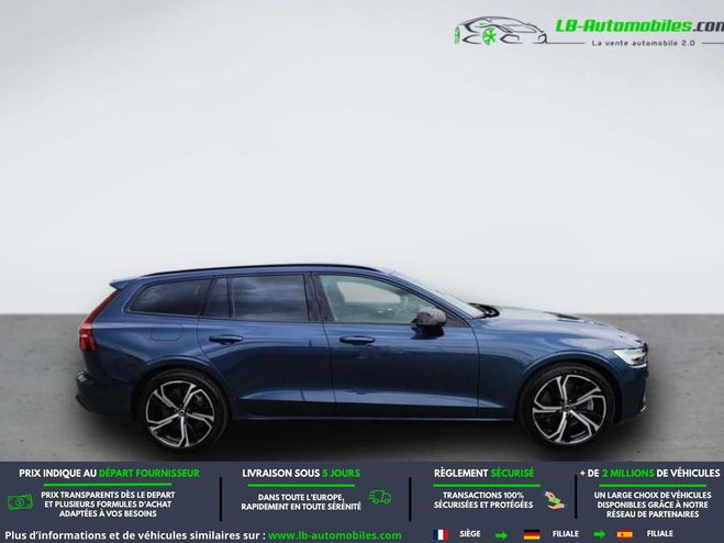 Volvo V60 T6 AWD Hybride Rechargeable 253 ch + 145 Bleu M�tallique de 2025