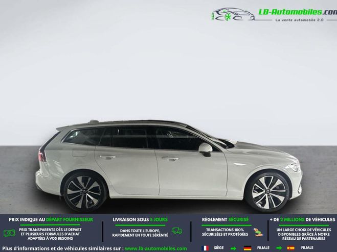 Volvo V60 T6 AWD Hybride Rechargeable 253 ch + 145 Blanc de 2022