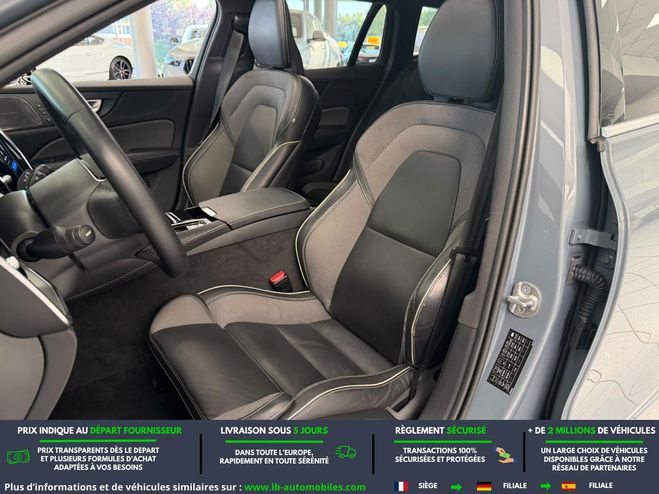 Volvo V60 T8 AWD 310 ch + 145 ch BVA Gris M�tallique de 2022