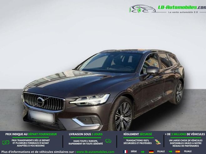 Volvo V60 T6 AWD Hybride Rechargeable 253 ch + 145 Gris M�tallique de 2022