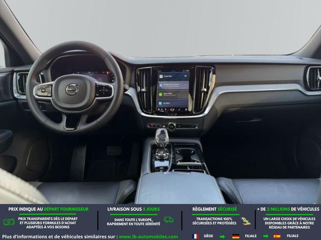 Volvo V60 T6 AWD Hybride Rechargeable 253 ch + 145 Gris M�tallique de 2022