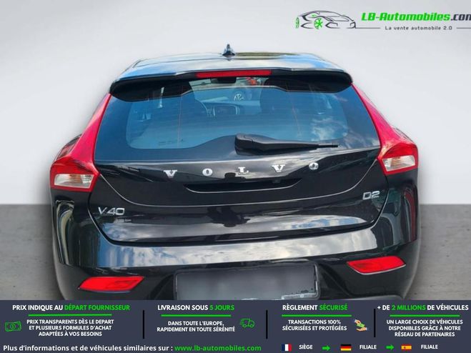 Volvo V40 D2 120 BVA Noir M�tallique de 2015