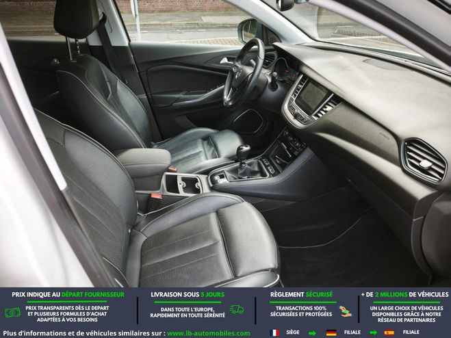 Opel Grandland X 1.2 Turbo 130 ch BVM Blanc de 2018