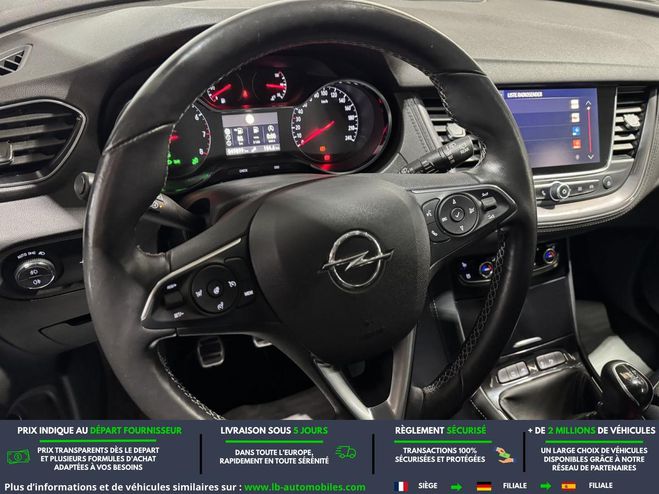 Opel Grandland X 1.2 Turbo 130 ch BVM Bleu M�tallique de 2018
