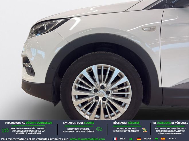 Opel Grandland X 1.6 Turbo 180 ch BVA Blanc M�tallique de 2019