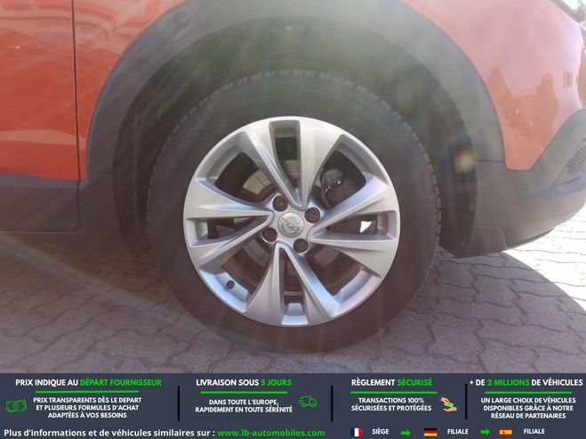 Opel Crossland X 1.2 Turbo 130 ch BVA Orange M�tallique de 2020