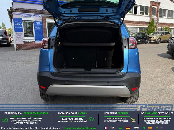 Opel Crossland X 1.2 Turbo 110 ch BVA Bleu M�tallique de 2019