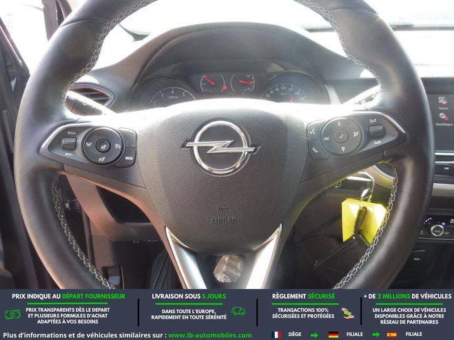 Opel Crossland X 1.2 Turbo 110 ch BVA Noir M�tallique de 2017