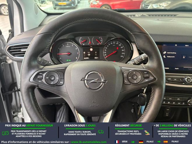 Opel Crossland X 1.2 Turbo 110 ch BVM Argent� M�tallique de 2017