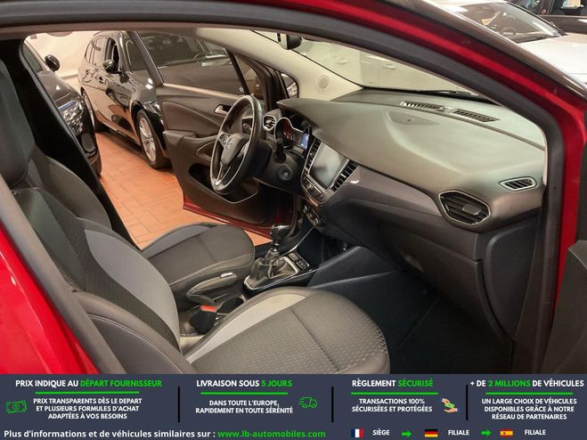 Opel Crossland X 1.2 Turbo 110 ch BVM Rouge de 2020