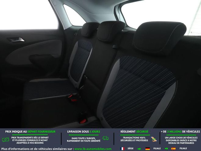 Opel Crossland X 1.2 Turbo 110 ch BVA Argent� M�tallique de 2019