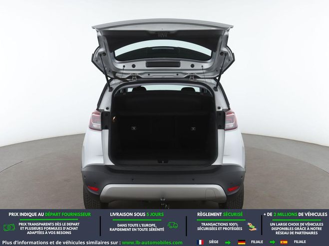 Opel Crossland X 1.2 Turbo 110 ch BVA Argent� M�tallique de 2019