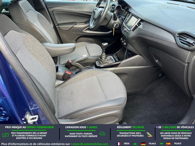 Opel Crossland 1.2 Turbo 110 ch BVM Bleu M�tallique de 2023
