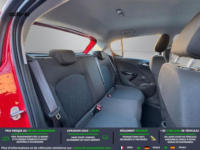 Opel Corsa 1.2 70 ch Rouge M�tallique de 2018