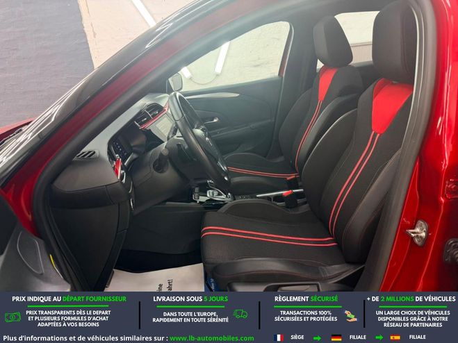 Opel Corsa 1.2 Turbo 100 ch BVA Rouge M�tallique de 2020