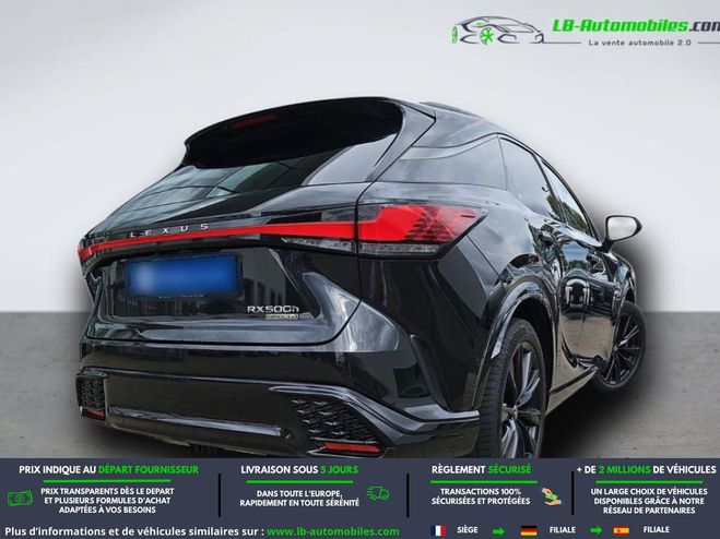 Lexus RX 500h 4WD Noir M�tallique de 2023