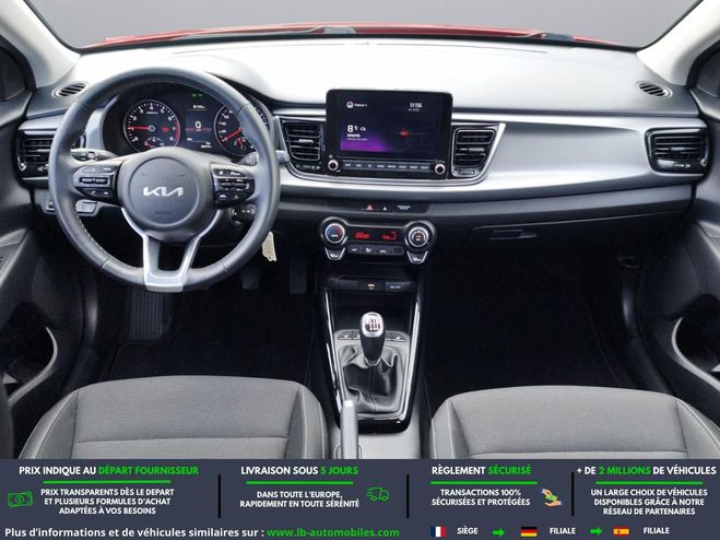 Kia Rio 1.0 T-GDi 100 ch BVM Rouge M�tallique de 2022