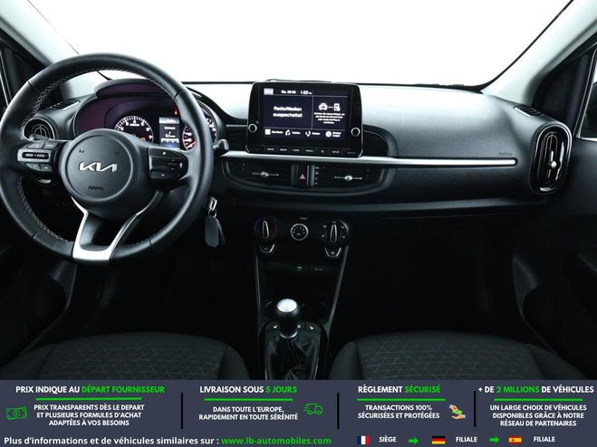 Kia Picanto 1.2 DPi 84ch BVM Noir M�tallique de 2023