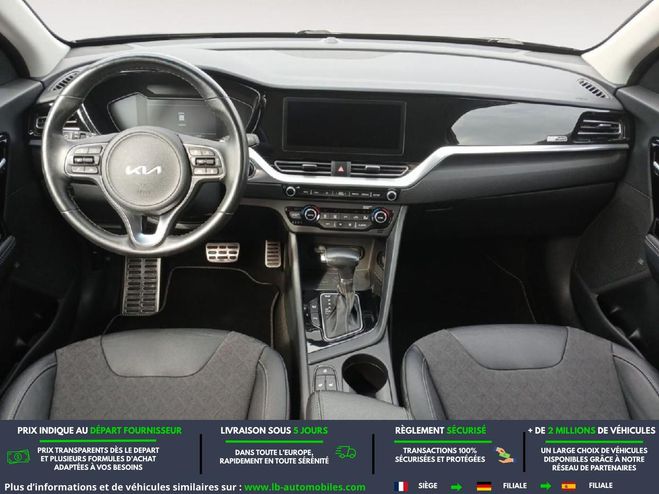 Kia Niro 1.6 GDi 141 ch HEV BVA Noir de 2022