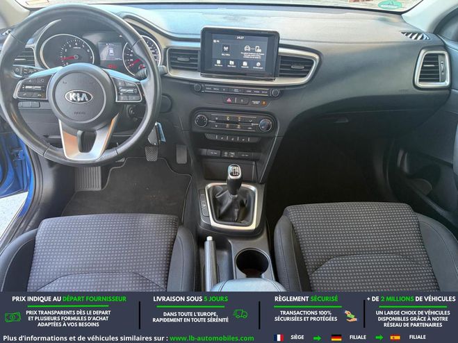 Kia Ceed 1.0 T-GDi 100 ch BVM Bleu M�tallique de 2019