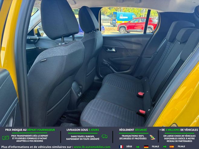 Peugeot 208 Electrique 50 kWh 136ch Jaune M�tallique de 2021