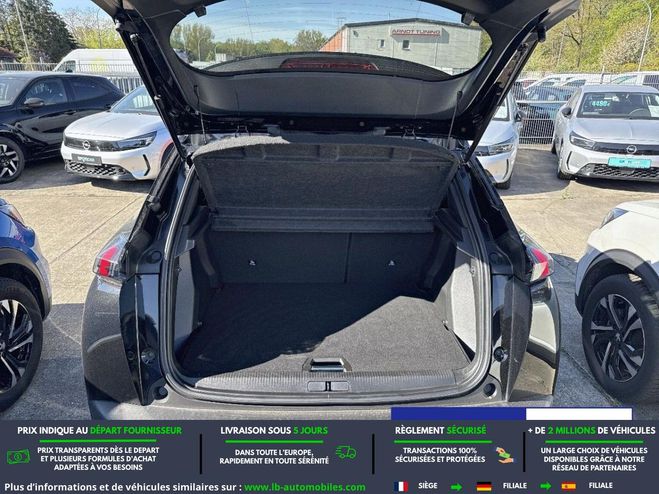 Peugeot 2008 Electrique 136 ch Noir M�tallique de 2022